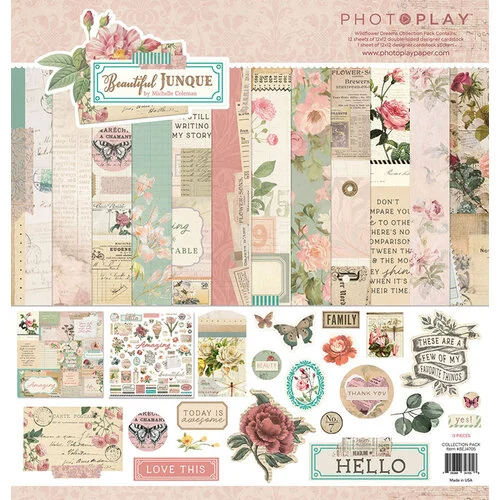 PhotoPlay - Beautiful Junque Collection - 12 x 12 Collection Pack 1 PhotoPlay - Beautiful Junque Collection - 12 x 12 Collection Pack