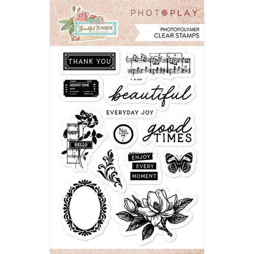 PhotoPlay - Beautiful Junque Collection - Clear Photopolymer Stamps