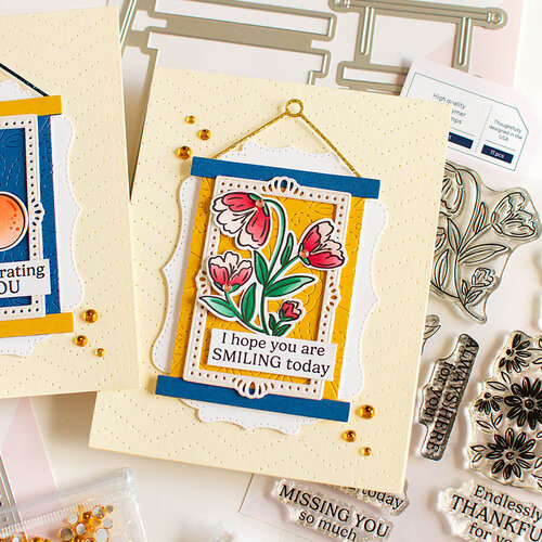 Pinkfresh Studio - Kindness In Bloom Collection - Dies - Framed Art 12 Pinkfresh Studio - Kindness In Bloom Collection - Dies - Framed Art