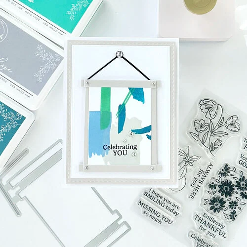 Pinkfresh Studio - Kindness In Bloom Collection - Dies - Framed Art 3 Pinkfresh Studio - Kindness In Bloom Collection - Dies - Framed Art