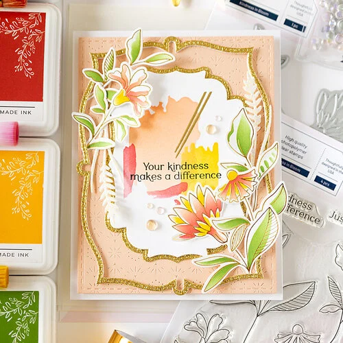 Pinkfresh Studio - Kindness In Bloom Collection - Dies - Framed Art 4 Pinkfresh Studio - Kindness In Bloom Collection - Dies - Framed Art