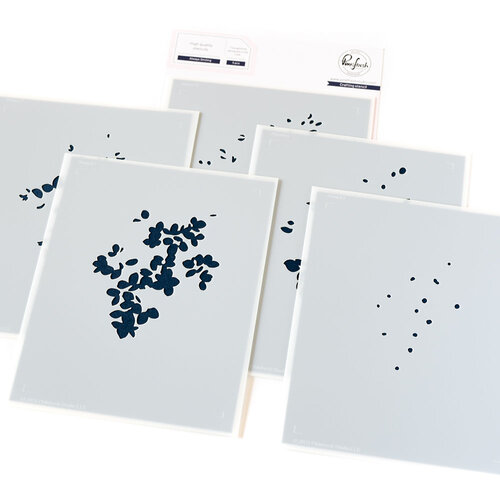 Pinkfresh Studio - Kindness In Bloom Collection - Stencils - Always Smiling 1 Pinkfresh Studio - Kindness In Bloom Collection - Stencils - Always Smiling