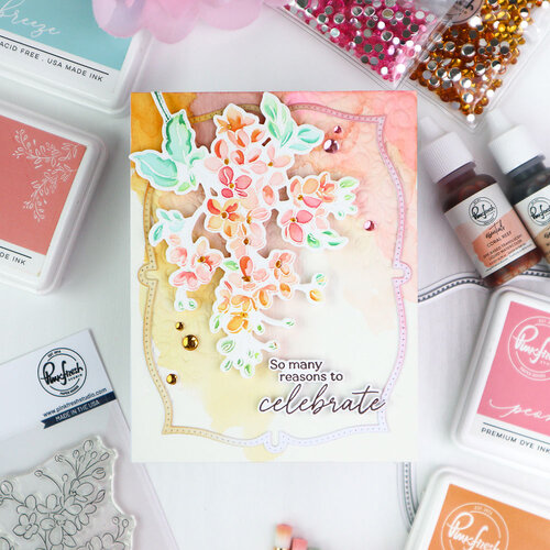 Pinkfresh Studio - Kindness In Bloom Collection - Stencils - Always Smiling 11 Pinkfresh Studio - Kindness In Bloom Collection - Stencils - Always Smiling