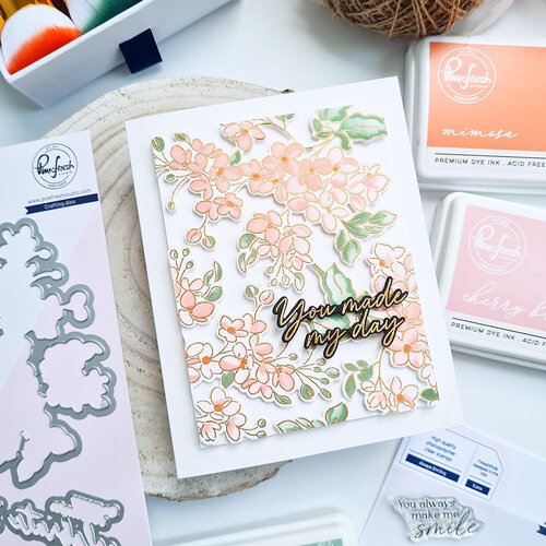 Pinkfresh Studio - Kindness In Bloom Collection - Stencils - Always Smiling 12 Pinkfresh Studio - Kindness In Bloom Collection - Stencils - Always Smiling