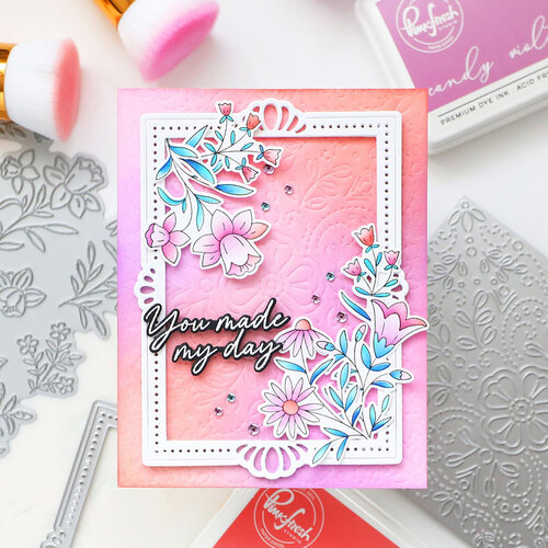 Pinkfresh Studio - Essentials Collection - Dies - Fancy Rectangle Frame 5 Pinkfresh Studio - Essentials Collection - Dies - Fancy Rectangle Frame