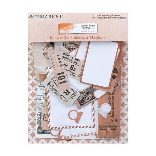 49 and Market - Color Swatch Terracotta Collection - Ephemera Stackers