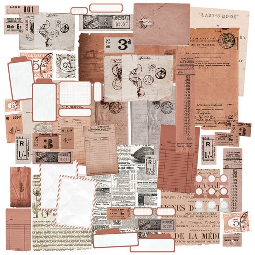 49 and Market - Color Swatch Terracotta Collection - Ephemera Stackers