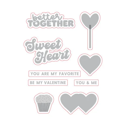 Scrapbook.com - Coordinating Die Set - Sweet Valentine 1 Scrapbook.com - Coordinating Die Set - Sweet Valentine