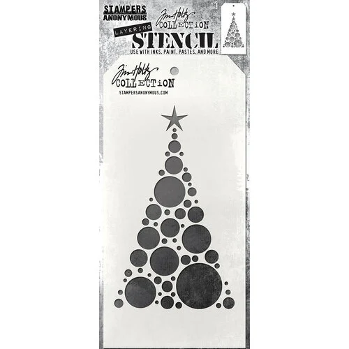 Stampers Anonymous - Tim Holtz - Layering Stencils - Modern Tree 1 Stampers Anonymous - Tim Holtz - Layering Stencils - Modern Tree