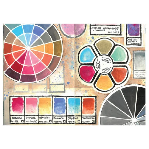 Sizzix - Studio - Clear Stamps and Stencils Set - Artist Tools