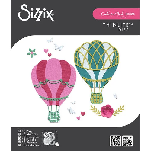 Sizzix - Catherine Pooler Designs - Thinlits Dies - Floating Fancy