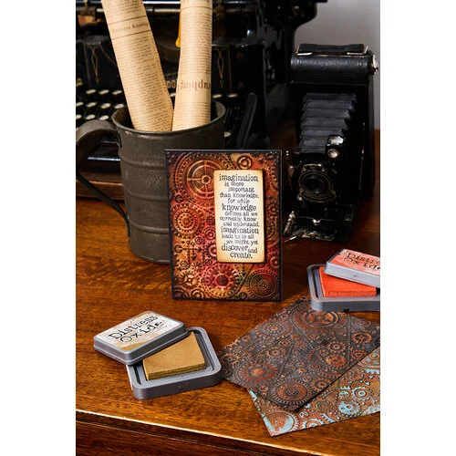 Sizzix - Tim Holtz - Multi-Level Textured Impressions - Embossing Folder - Vault Gears 3 Sizzix - Tim Holtz - Multi-Level Textured Impressions - Embossing Folder - Vault Gears
