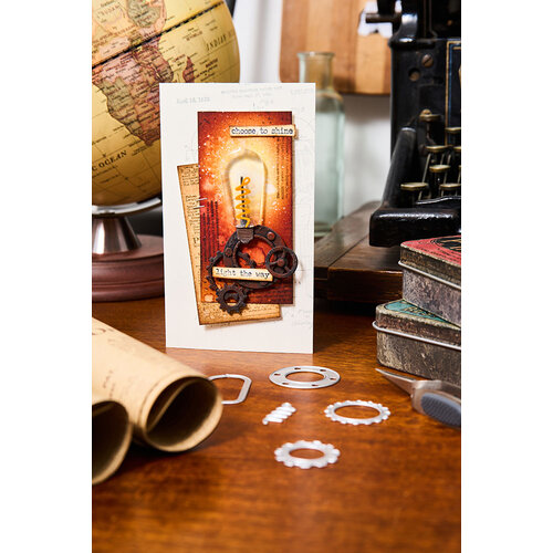 Sizzix - Tim Holtz - Thinlits Dies - Vault Industrial 3 Sizzix - Tim Holtz - Thinlits Dies - Vault Industrial