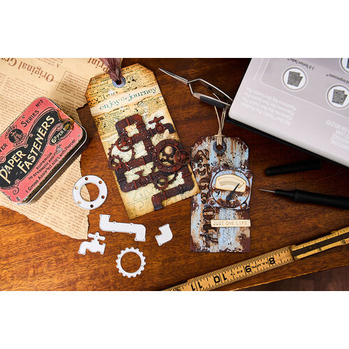 Sizzix - Tim Holtz - Thinlits Dies - Vault Industrial 5 Sizzix - Tim Holtz - Thinlits Dies - Vault Industrial