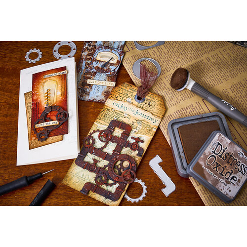 Sizzix - Tim Holtz - Thinlits Dies - Vault Industrial 7 Sizzix - Tim Holtz - Thinlits Dies - Vault Industrial