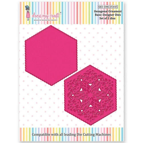 Dress My Craft - Dies - Hexagonal Ornament 1 Dress My Craft - Dies - Hexagonal Ornament