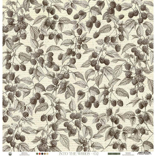 P13 - Into The Woods Collection - 12 x 12 Double Sided Paper - 2