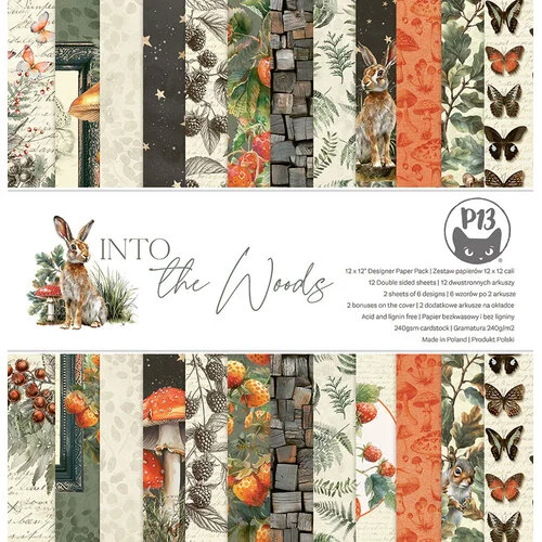 P13 - Into The Woods Collection - 12 x 12 Paper Pad