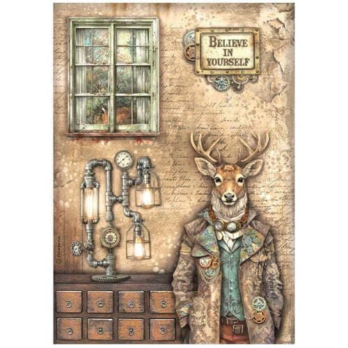 Stamperia - Alterego Collection - A4 Rice Paper - Deer
