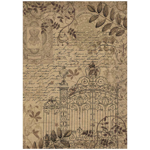 Stamperia - Old Lace Collection - A4 Rice Paper - Gate 1 Stamperia - Old Lace Collection - A4 Rice Paper - Gate