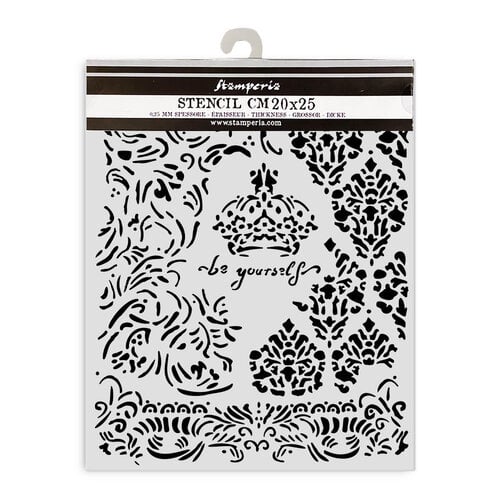 Stamperia - Alterego Collection - Stencils - Crown - Be Yourself