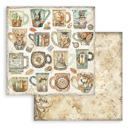 Stamperia - Alterego Collection - 12 x 12 Double Sided Paper - Cups