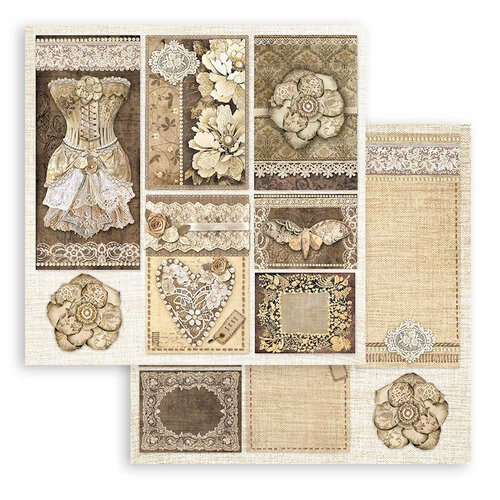 Stamperia - Old Lace Collection - 12 x 12 Paper Pad 3 Stamperia - Old Lace Collection - 12 x 12 Paper Pad