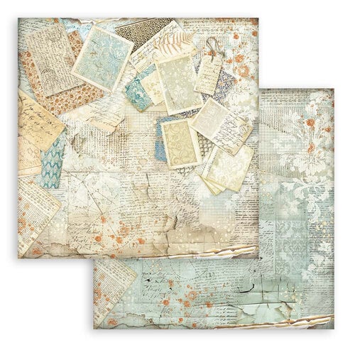 Stamperia - Alterego Collection - 8 x 8 Paper Pad - Backgrounds