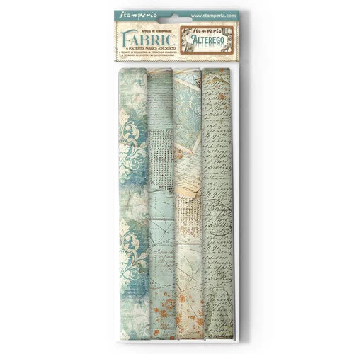 Stamperia - Alterego Collection - Fabric Sheets - 4 Pack