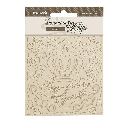 Stamperia - Alterego Collection - Decorative Chips - Frames and Crown 1 Stamperia - Alterego Collection - Decorative Chips - Frames and Crown