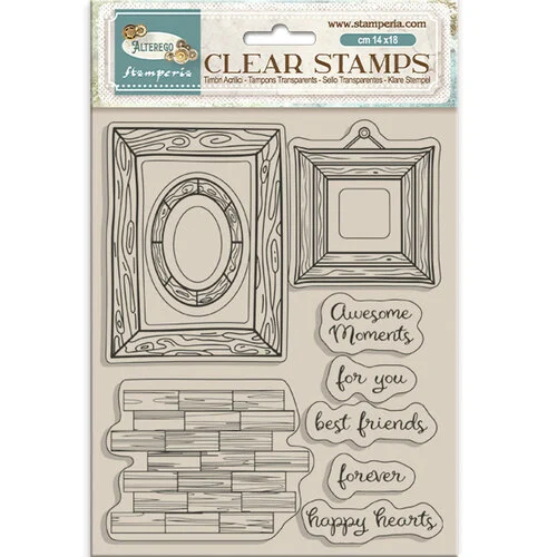 Stamperia - Alterego Collection - Acrylic Stamps - Frames 1 Stamperia - Alterego Collection - Acrylic Stamps - Frames