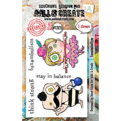 AALL and Create - Clear Photopolymer Stamps - Funambulism 1 AALL and Create - Clear Photopolymer Stamps - Funambulism