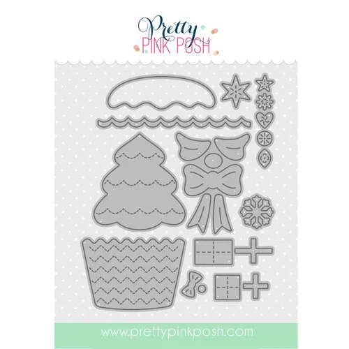 Pretty Pink Posh - Dies - Big Christmas Cupcake