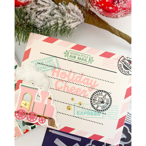Scrapbook.com - Holly Express - Patterned Cardstock Paper Pad - Double Sided - A2 - 4.25 x 5.5 - 40 Sheets