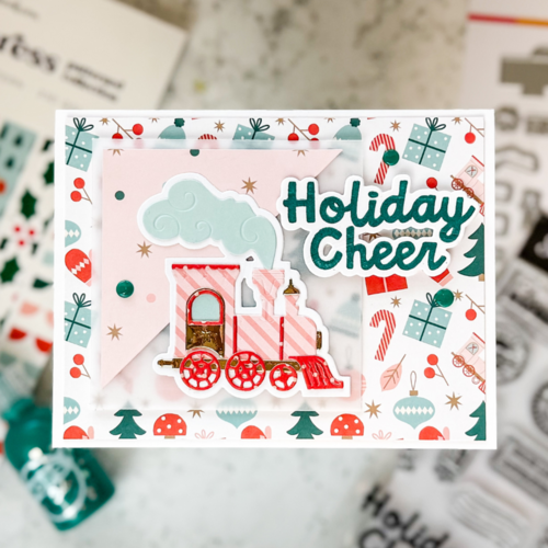 Scrapbook.com - Holly Express - Patterned Cardstock Paper Pad - Double Sided - A2 - 4.25 x 5.5 - 40 Sheets