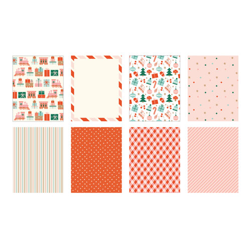 Scrapbook.com - Holly Express - Patterned Cardstock Paper Pad - Double Sided - A2 - 4.25 x 5.5 - 40 Sheets