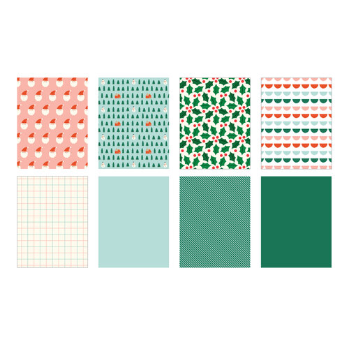 Scrapbook.com - Holly Express - Patterned Cardstock Paper Pad - Double Sided - A2 - 4.25 x 5.5 - 40 Sheets