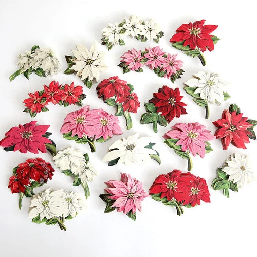 Anna Griffin - Stickers - Poinsettia