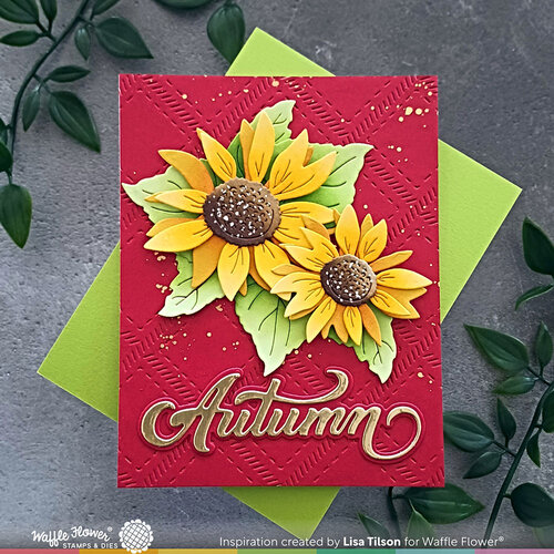 Waffle Flower Crafts - Craft Dies - Autumn