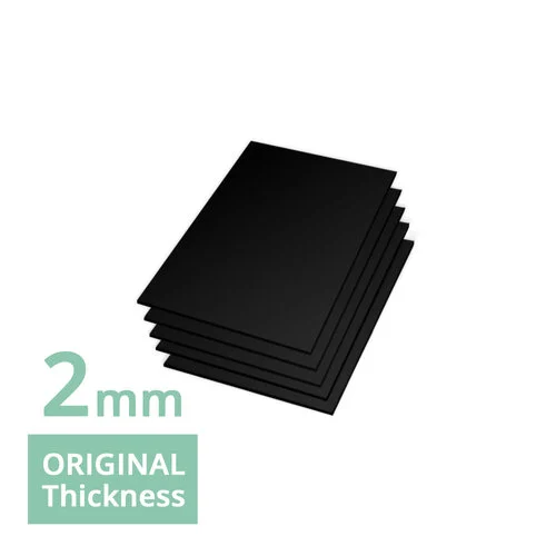 Scrapbook.com - Double Sided Adhesive Foam Sheets - 4.25 x 5.5 inches - Black - 2mm Thickness - 5 Sheets