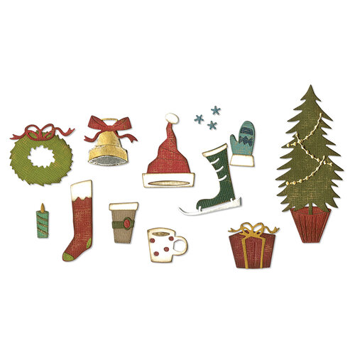 Sizzix - Tim Holtz - Thinlits Dies - Vault Festive Things