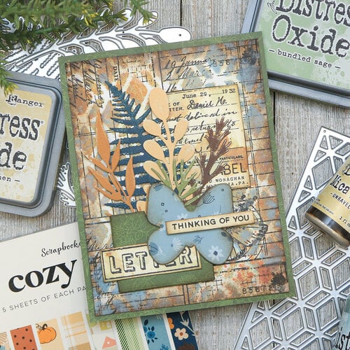 Scrapbook.com - Cozy Fall Bundle - Dies, Stencil 11 Scrapbook.com - Cozy Fall Bundle - Dies, Stencil
