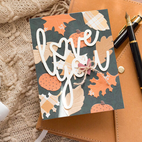Scrapbook.com - Cozy Fall Bundle - Dies, Stencil 9 Scrapbook.com - Cozy Fall Bundle - Dies, Stencil