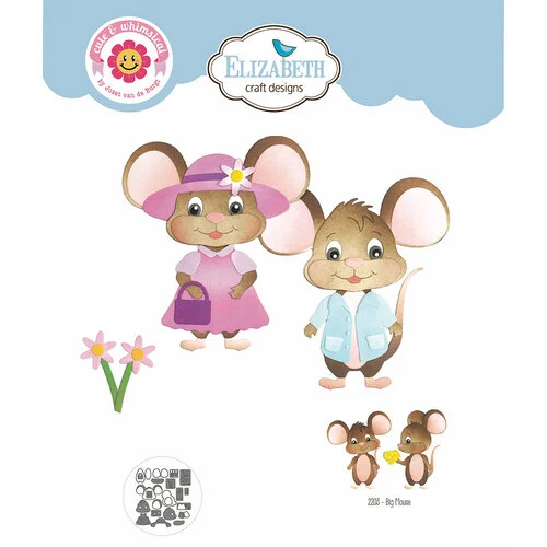 Elizabeth Craft Designs - Meet The Mice Collection - Dies - Big Mouse 1 Elizabeth Craft Designs - Meet The Mice Collection - Dies - Big Mouse