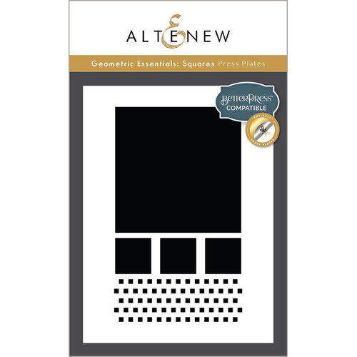Altenew - Press Plates - Geometric Essentials - Squares Press 1 Altenew - Press Plates - Geometric Essentials - Squares Press