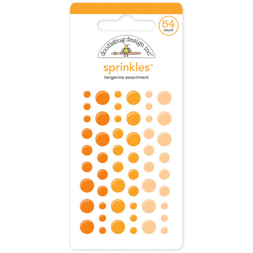 Doodlebug Design - Stickers - Sprinkles - Enamel Dots - Tangerine 1 Doodlebug Design - Stickers - Sprinkles - Enamel Dots - Tangerine