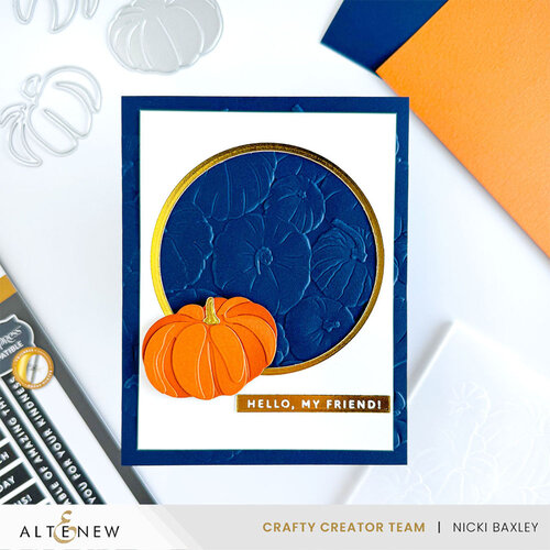 Altenew - Embossing Folder - 3D - Pumpkin Patch