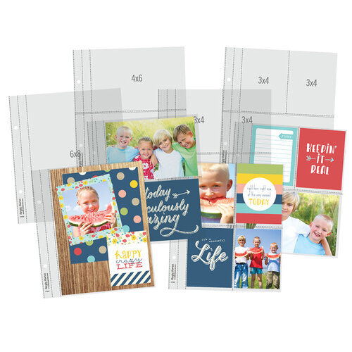 Simple Stories - SNAP Studio Flipbook Collection - 6 x 8 Flipbook Pages - Multi Pack Refills 4 Simple Stories - SNAP Studio Flipbook Collection - 6 x 8 Flipbook Pages - Multi Pack Refills