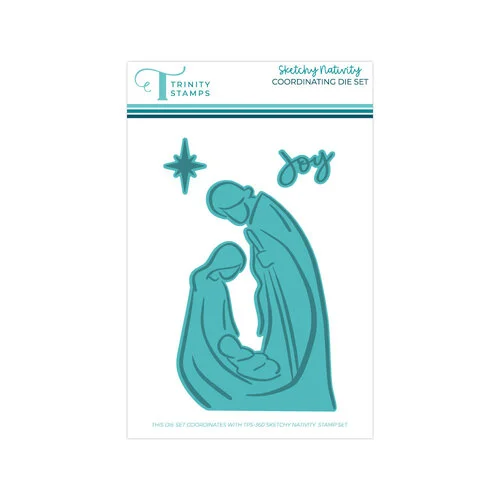 Trinity Stamps - Dies - Sketchy Nativity 1 Trinity Stamps - Dies - Sketchy Nativity