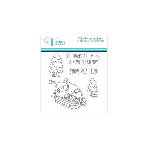 Trinity Stamps - Clear Photopolymer Stamps - Sledding Fun 1 Trinity Stamps - Clear Photopolymer Stamps - Sledding Fun
